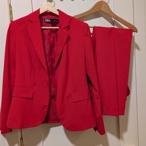 Zara Vibrant Red Jacket
